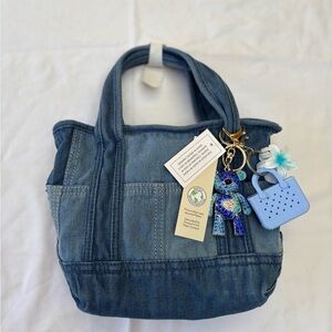 Denim Blue Women's Tote Bag. ALL accessories included!